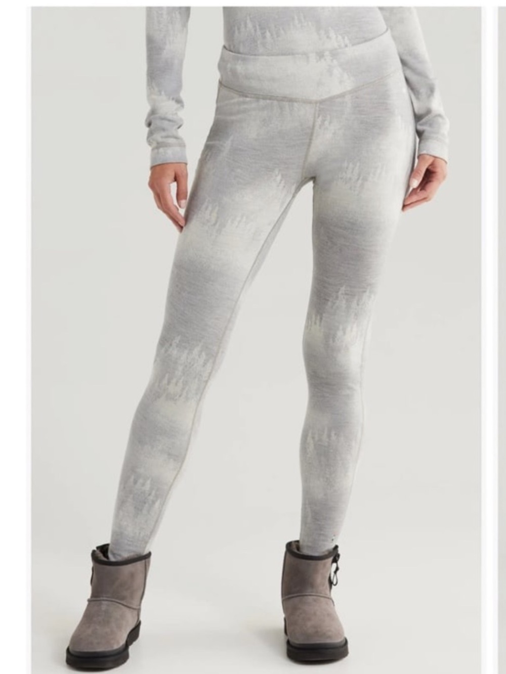 Smartwool Women’s Classic Thermal Merino Base Layer Leggings SMALL Light Gray